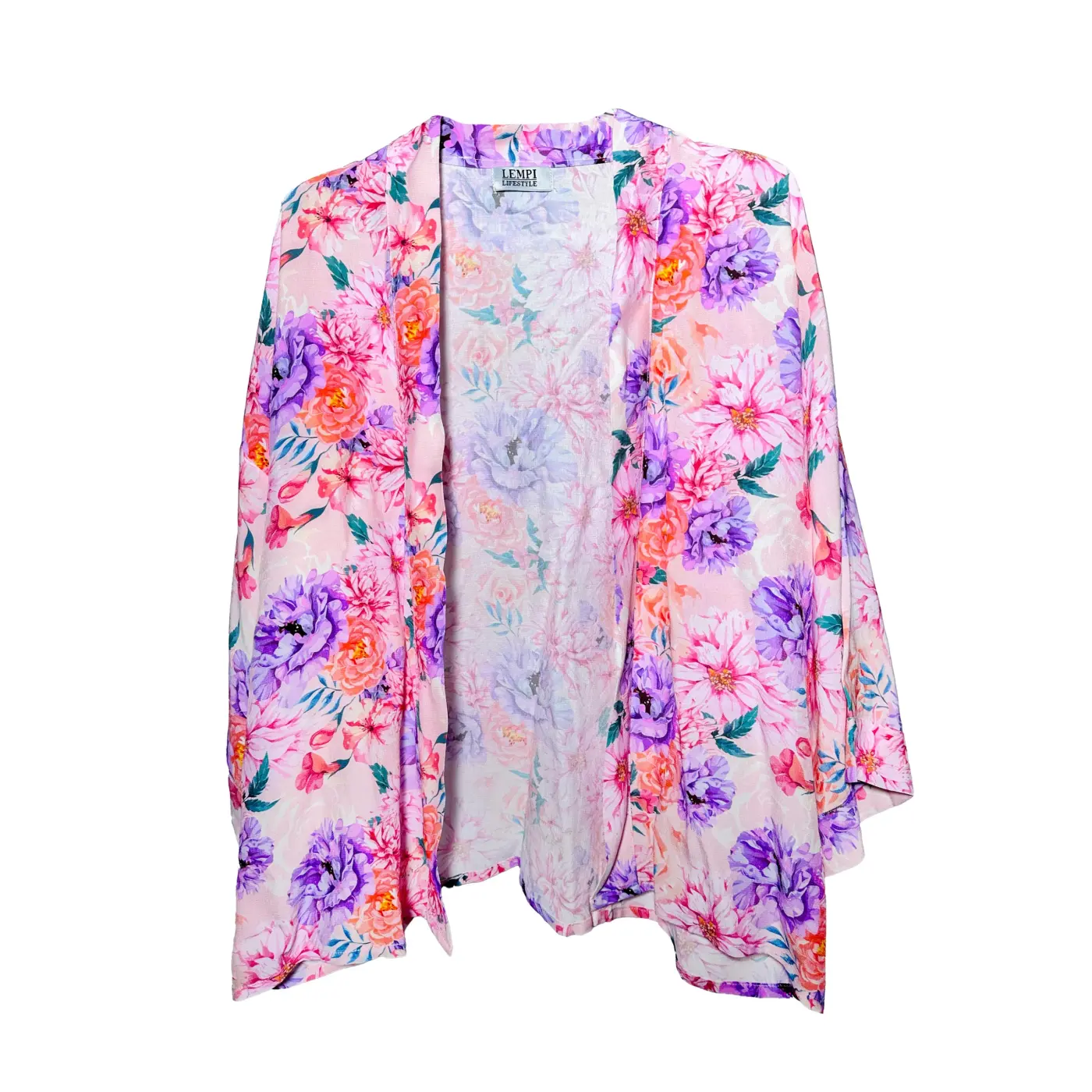 Kimono - Pink Flower. - kimono, Tekstiilit, Vaatteet