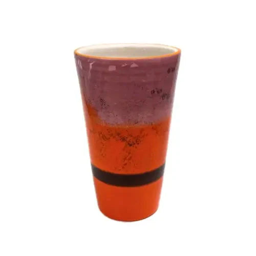 Lattekuppi - Käsintehty Orange Violet Combo - Astiat