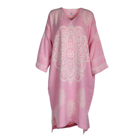 Lempi Mandala Tunika - Puuvillaa Onesize - Pinkki | kiva,