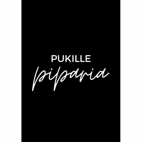 Pukille Piparia - Kortti - huumorikortit, joulu,