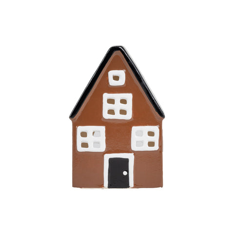 My favorite brown tinsel house / candle lantern