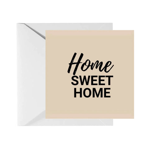 Home sweet Home - avattava postikortti kirjekuorella - Kivaa