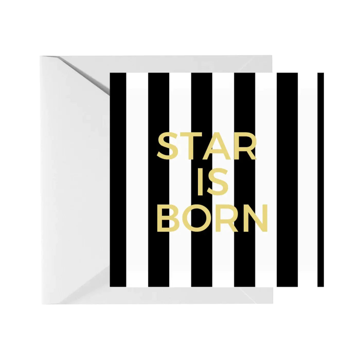 STAR IS BORN -avattava postikortti kirjekuorella - Kivaa ja